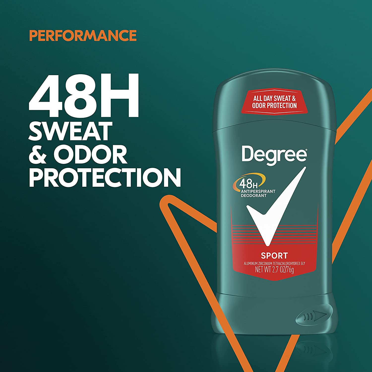 Degree Men Original Protection Antiperspirant Deodorant 48-Hour Sweat and Odor Protection Sport Antiperspirant For Men 2.7 oz, Pack of 6 (Package May Vary) - Image 4